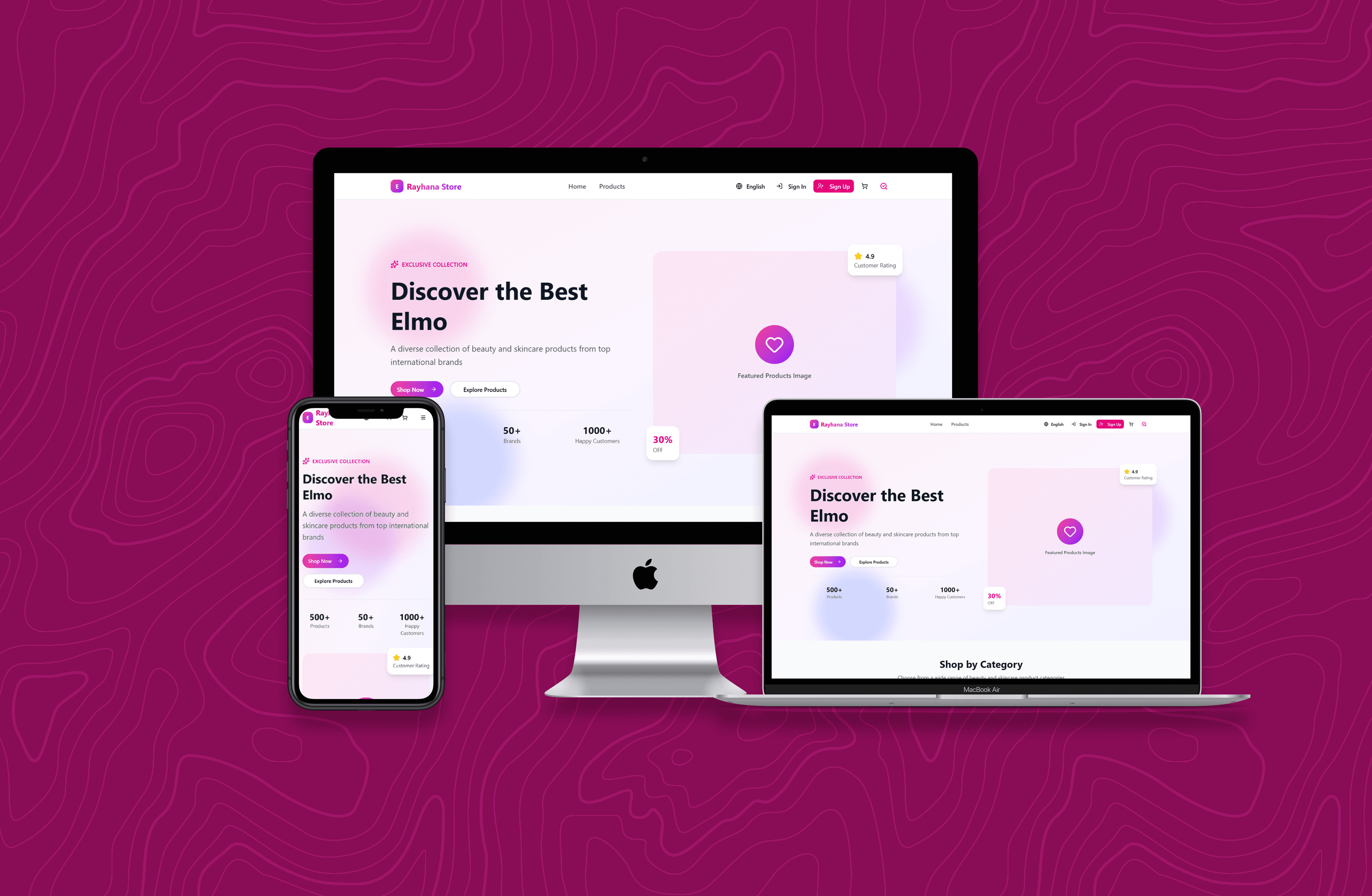 modern mobile application dashboard interface