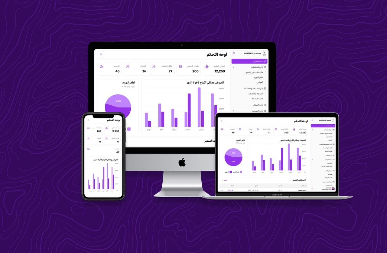 modern mobile application dashboard interface